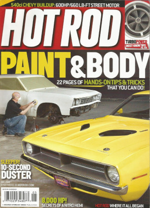 HOT ROD 2008 MAY - MOONEYES, FUNNY CAR HEMI, MAD RAT